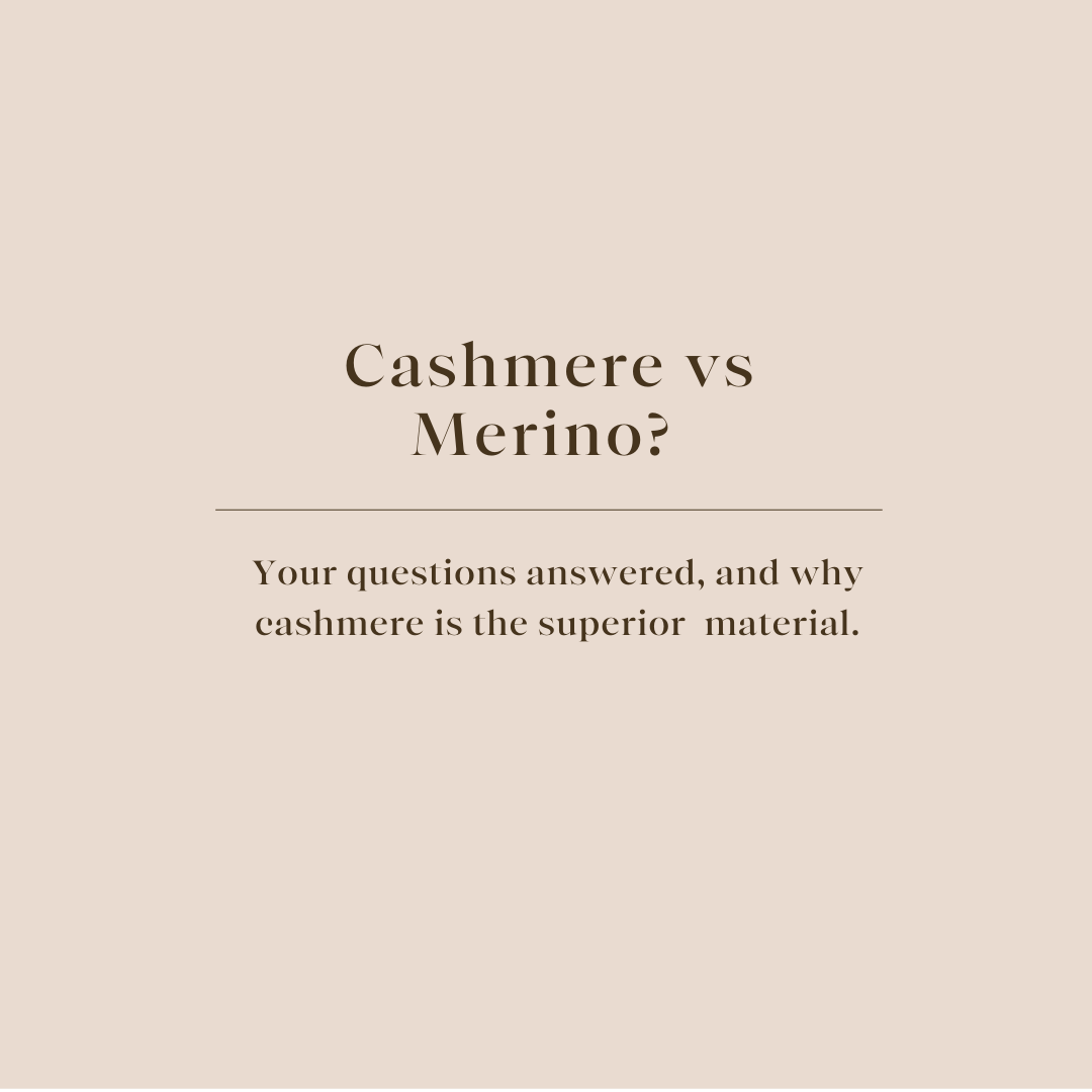 Cashmere vs Merino