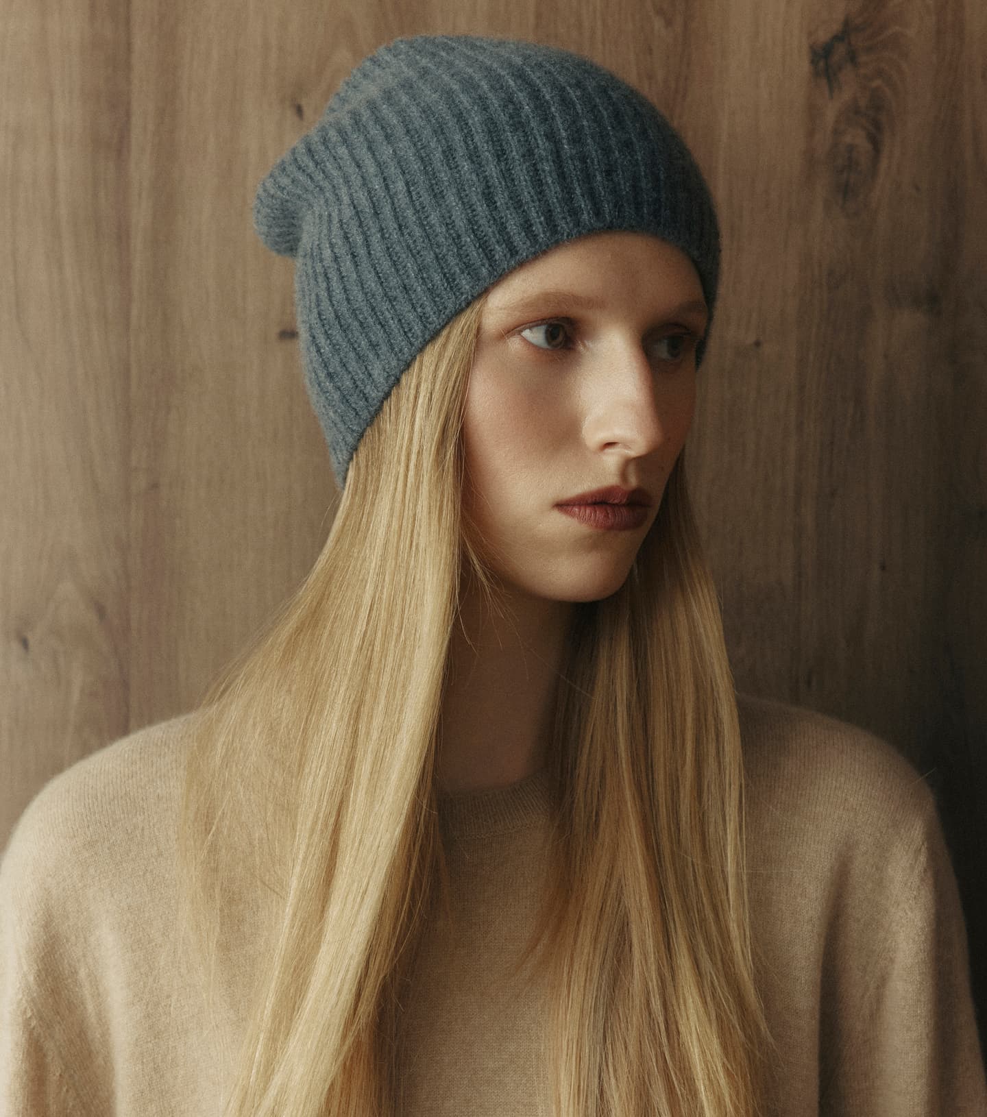 Baby Cashmere Beanie - Graphite