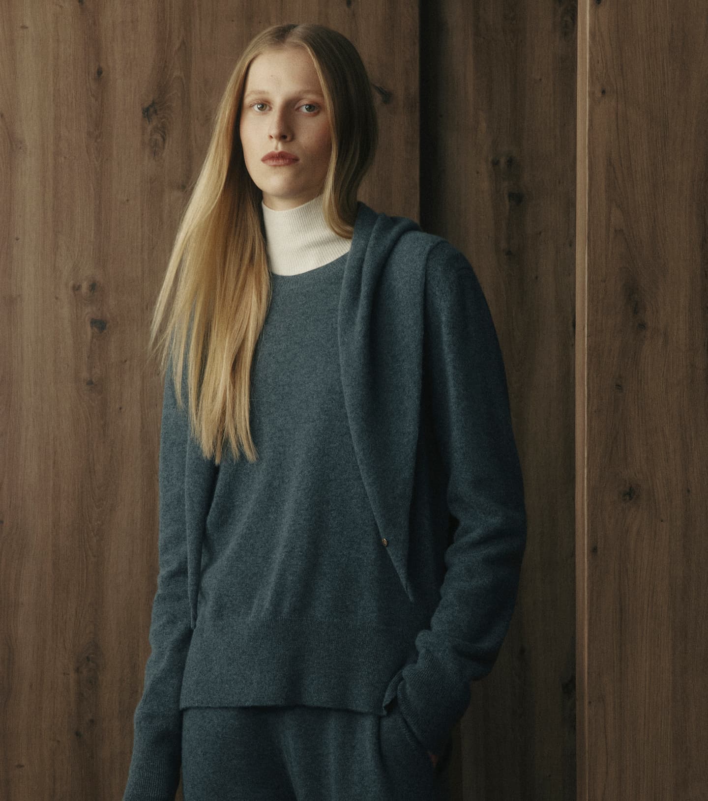 Baby Cashmere Crew Neck Sweater - Graphite