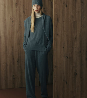 Baby Cashmere Trouser - Graphite