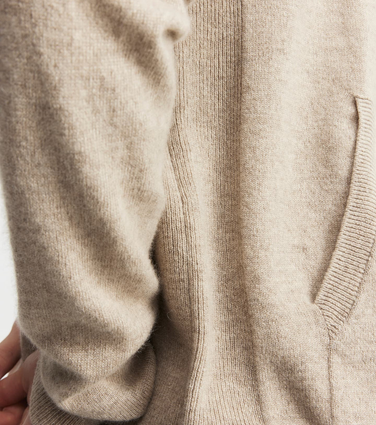 Cashmere Zip Hoodie - Birch