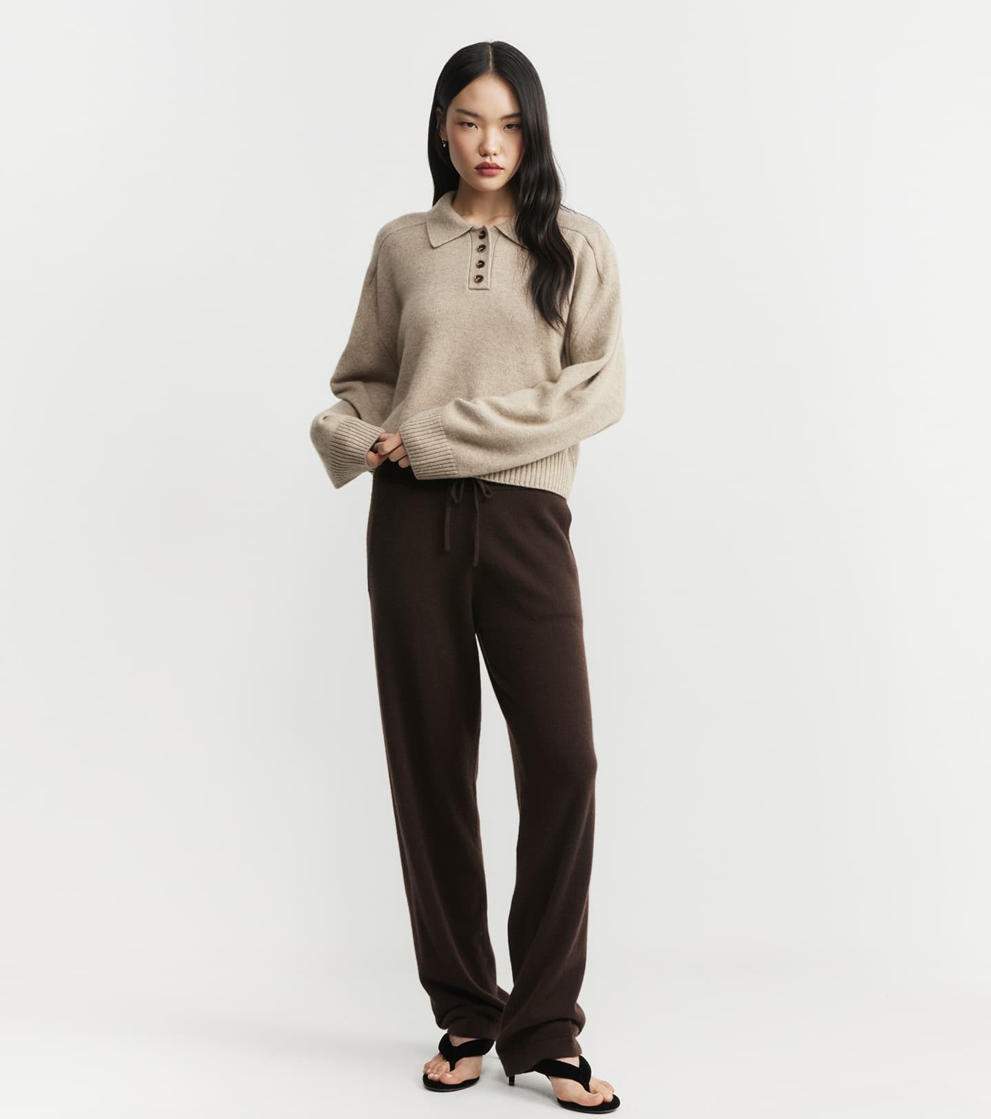 Cashmere Trouser - Cacao