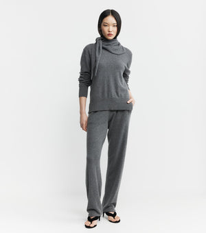 Baby Cashmere Mock Neck Sweater - Graphite