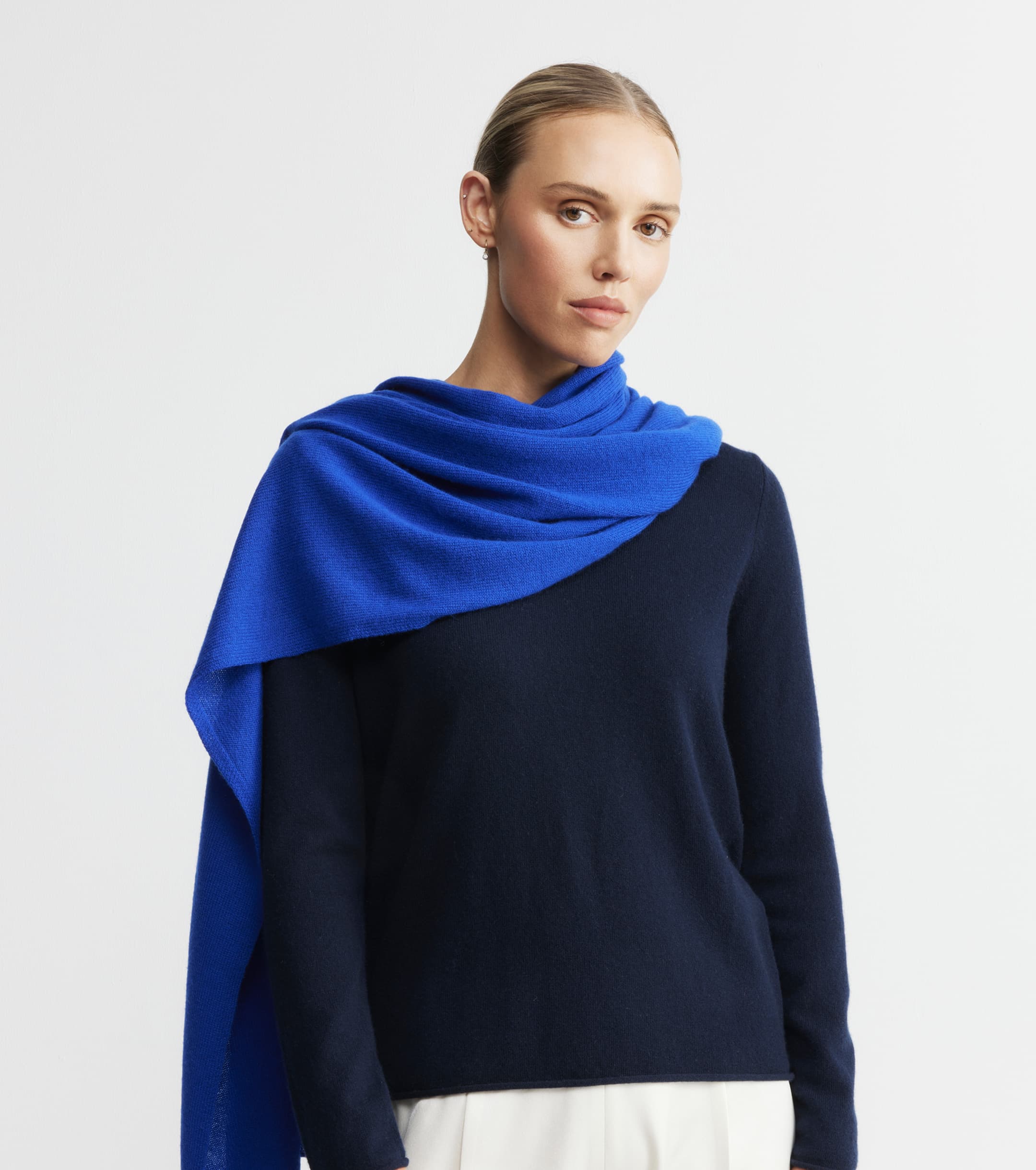 Cashmere Travel Wrap - Lapis