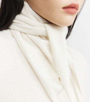 Baby Cashmere Triangle Scarf - Cream