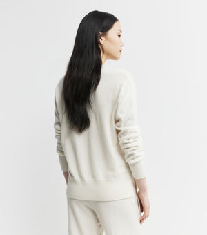 Baby Cashmere V-Neck Sweater - Cream