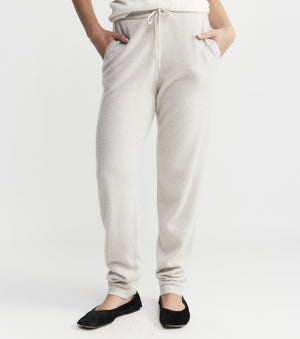 Cloud Cashmere Trouser - Pebble