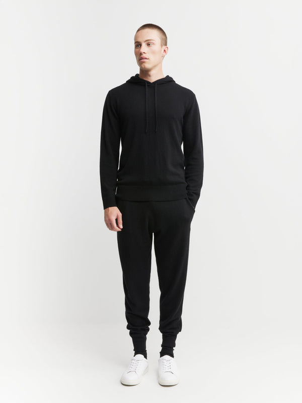 Essential Cashmere Jogger - Black
