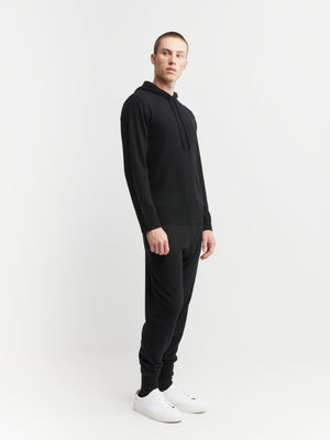 Essential Cashmere Jogger - Black