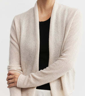 Featherweight Cashmere Cardigan - Sand