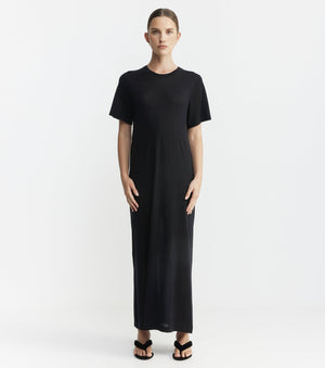 Fine Cashmere Dress - Black