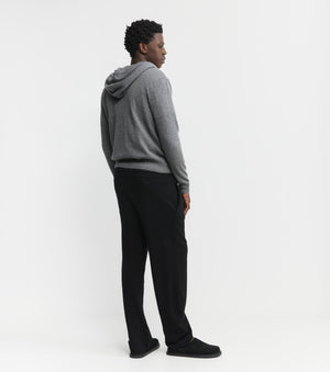 Cashmere Zip Hoodie - Graphite