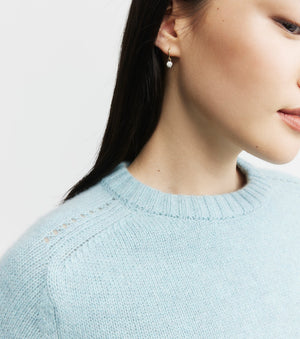 Luxe Cashmere Crewneck - Seafoam
