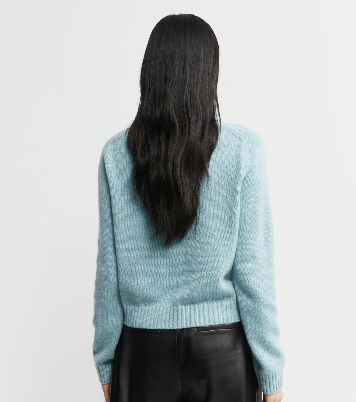 Luxe Cashmere Crewneck - Seafoam