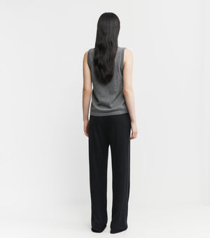 Relaxed Cashmere Trouser - Black