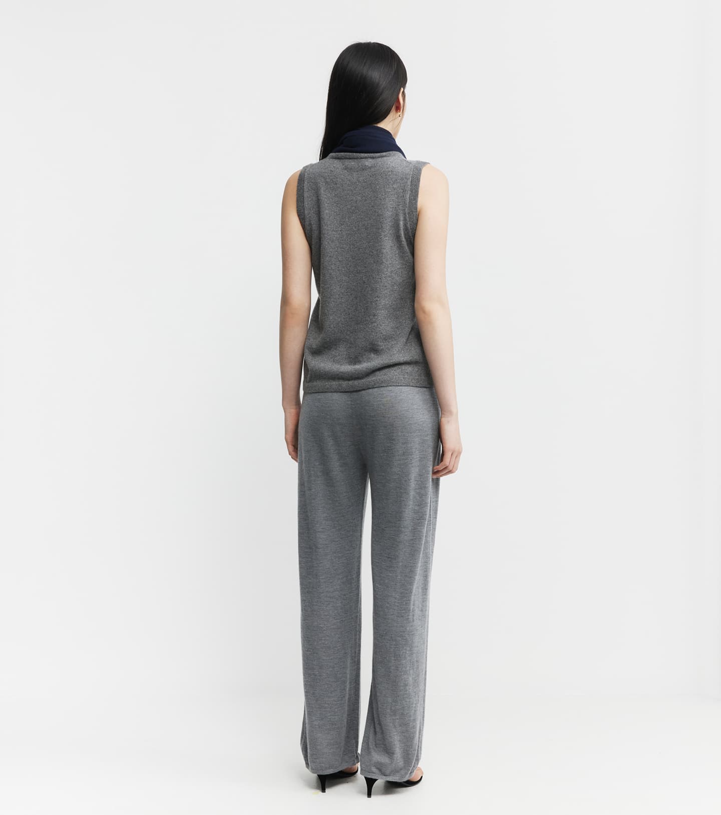Relaxed Cashmere Trouser - Graphite