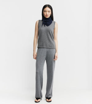 Relaxed Cashmere Trouser - Graphite