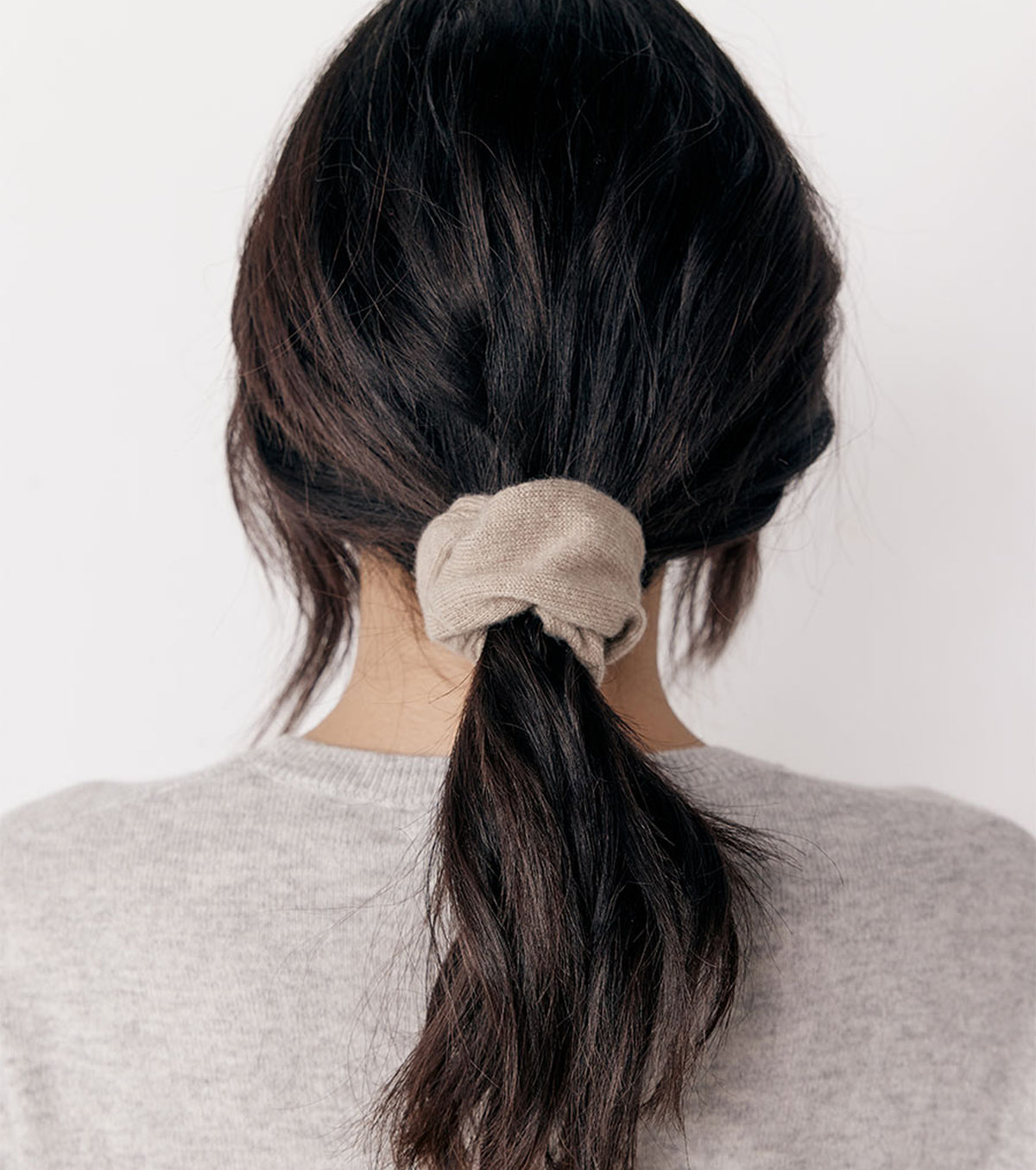 Cashmere Scrunchie - Birch