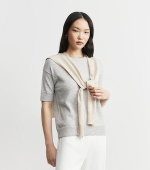 Cashmere Sweater Scarf - Birch