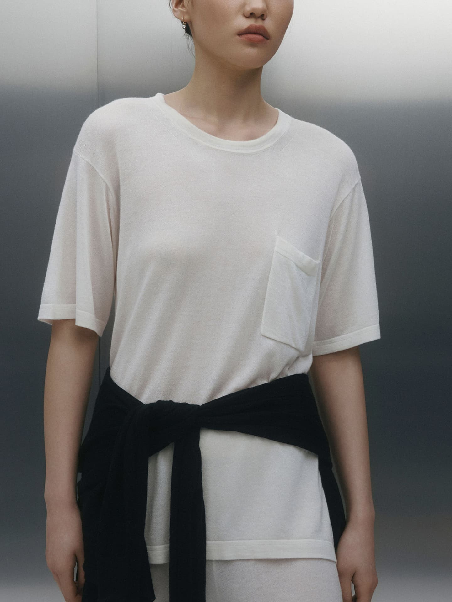 Fine Cashmere Tee