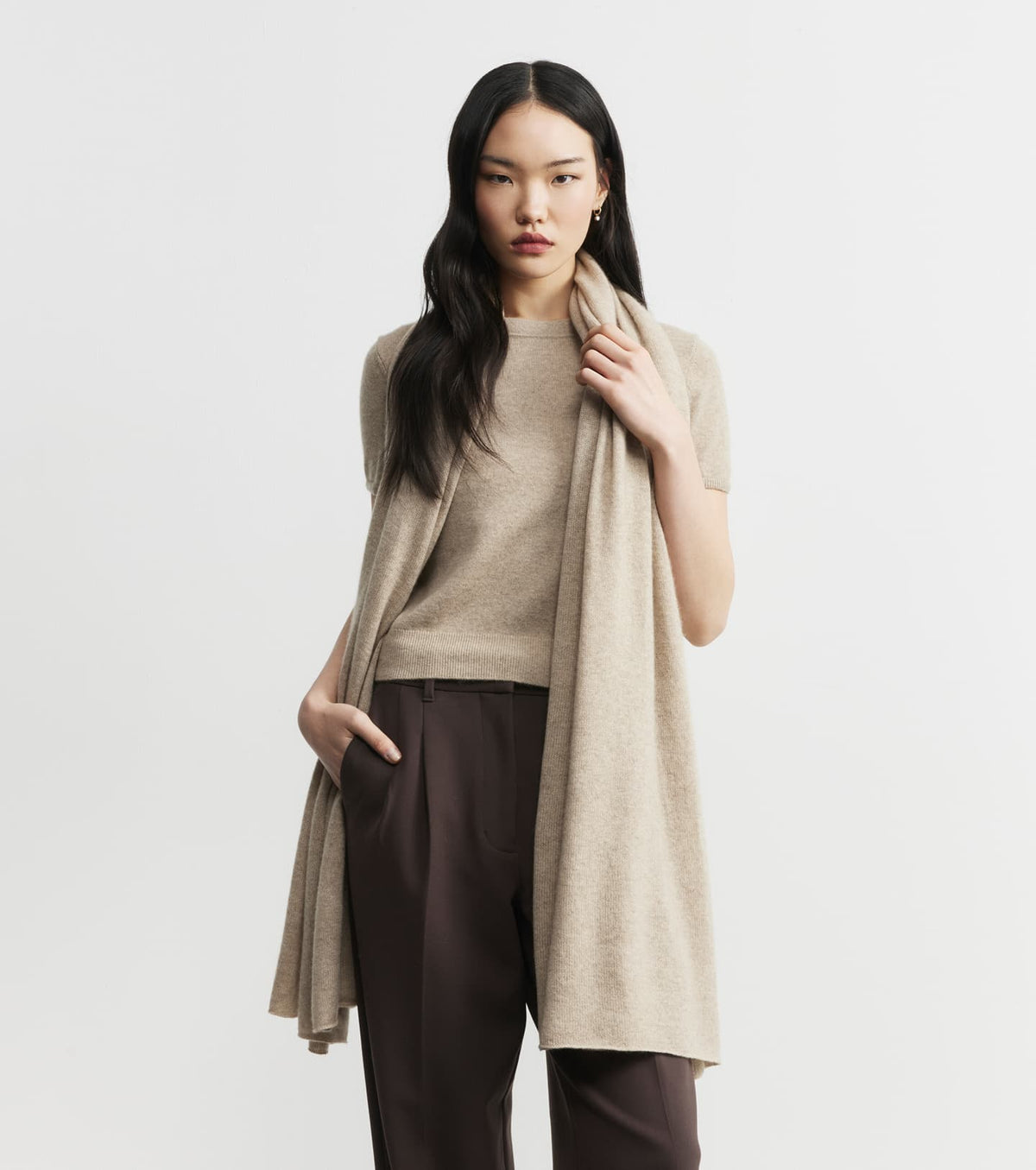 Cashmere Travel Wrap - Birch