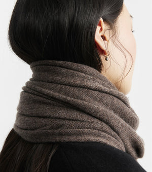Cashmere Travel Wrap - Brown Melange