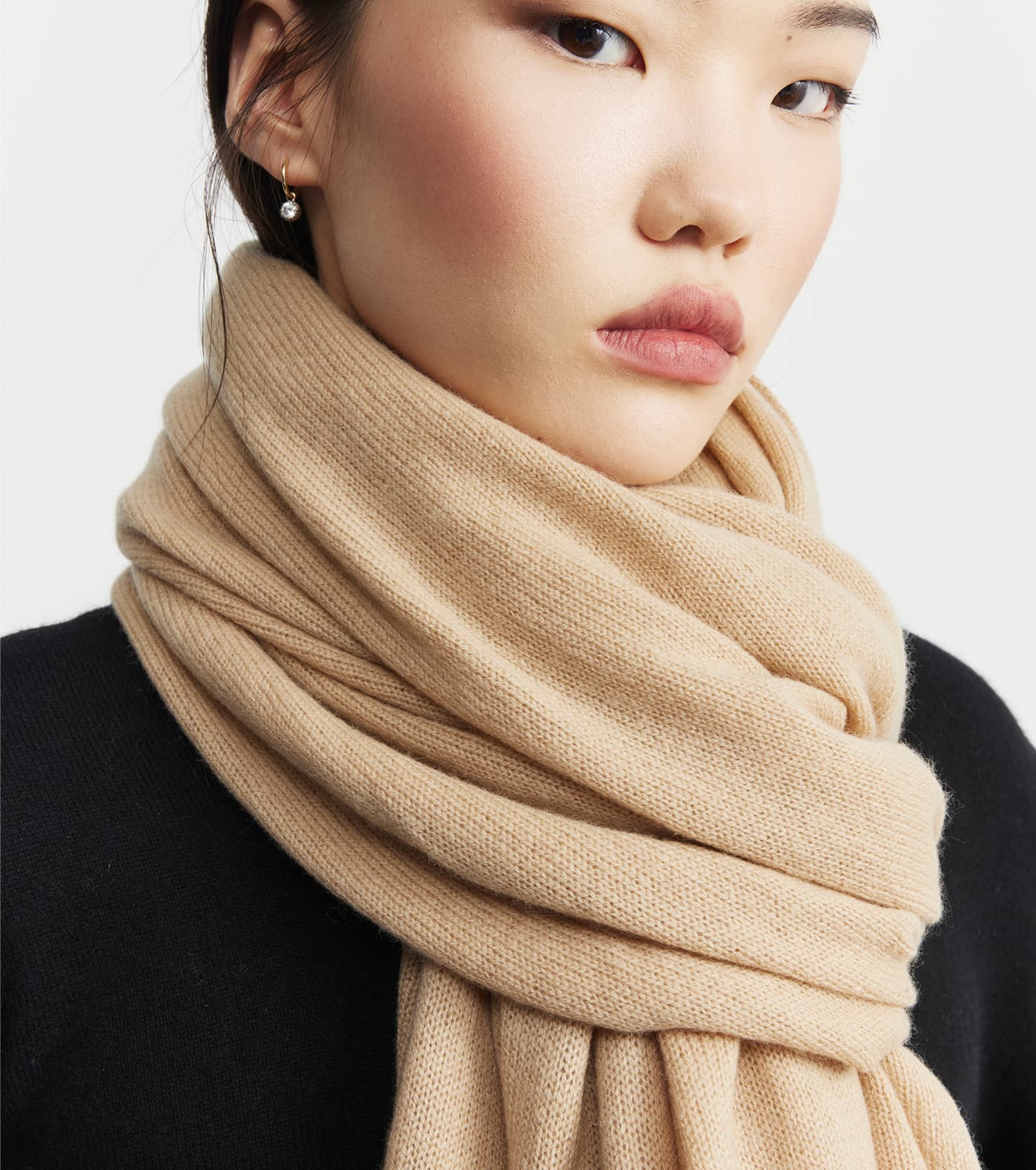 Cashmere Travel Wrap - Camel