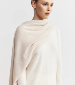 Cashmere Travel Wrap - Sand