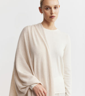 Cashmere Travel Wrap - Sand