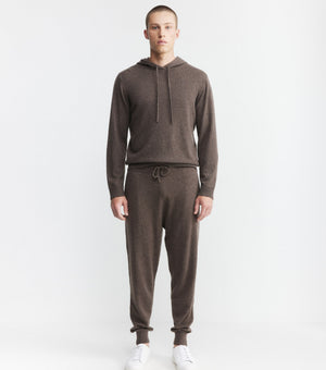 Essential Cashmere Jogger - Brown Melange